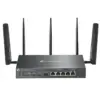 TP-LINK Omada 4G+ Cat6 AX3000 Gigabit VPN Gate with 4-Port PoE+PORT: 1× Gigabit SFP WAN/LAN Port 1× Gigabit RJ45 WAN Port 4× Gigabit WAN/LAN