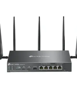 TP-LINK Omada 4G+ Cat6 AX3000 Gigabit VPN Gate with 4-Port PoE+PORT: 1× Gigabit SFP WAN/LAN Port 1× Gigabit RJ45 WAN Port 4× Gigabit WAN/LAN