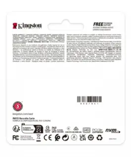 Kingston SSD диск NV3 1TB M.2 2230 PCI-e 4.0 NVMe 6000/4000