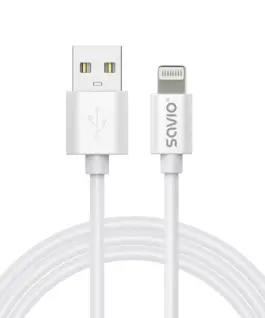 Savio CL-192 USB-A to Lightning кабел - 1 m бял