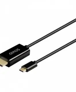 Alternative view of Savio CL-190 USB-C to HDMI кабел - 30 Hz, 1 m, Plastic