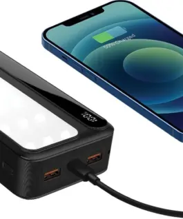Rebeltec външна батерия P20 LCDPD LAMP 20 000mAh