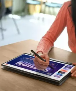 Alternative view of Lenovo Лаптоп ThinkBook 14 G5 2in1 21SQ0016PB W11Pro Ultra 5 225U/16GB/512GB/INT/14.0 WUXGA/Touch/Luna сив/3YRS OS + CO2 Offset