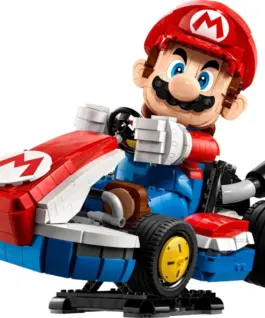 Alternative view of LEGO Bricks Super Mario 72037 Mario Kart Mario and Standard Kart