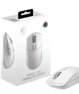 Alternative view of MSI Mouse Versa 300 Wireless бял