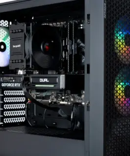 Alternative view of OPTIMUS Компютър E-Sport GB760T-CR16 i5-14400F/16GB/1TB/RTX 5060 Ti 8GB/W11H