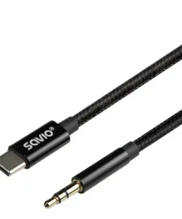 Savio USB-C to mini-Jack кабел