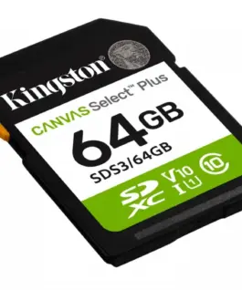 Alternative view of Kingston памет card SD 64GB Canvas Select Plus Gen3 100MB/s