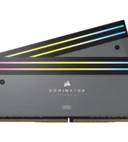 Corsair памет DDR5 Dominator Titanium RGB 64GB/6000(2*32GB) CL30 AMD EXPO