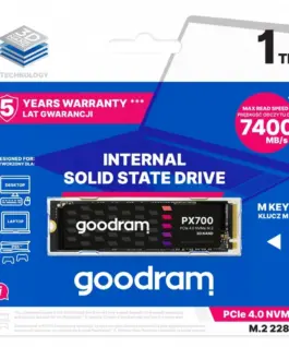 Alternative view of GOODRAM SSD PX700 1TB M.2 PCIe 2280 4x4 7400/6500MB/s