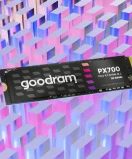 GOODRAM SSD PX700 1TB M.2 PCIe 2280 4×4 7400/6500MB/s