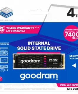 Alternative view of GOODRAM SSD PX700 4TB M.2 PCIe 2280 4x4 7400/6500MB/s