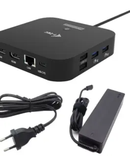 i-tec Docking Station USB-C 2x HDMI Dock PD + зарядно 100W