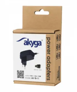 Alternative view of AKYGA POWER SUPPLU 9V/1A 9W AKYGA AK-TB-11 5.5X2.1M