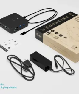 Alternative view of i-tec USB-C DP Dual HDMI Docking Station with Power Delivery 100 W + i-tec универсално зарядно 100W