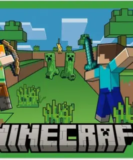 Alternative view of Kids Euroswan подложка за мишка 80x30cm Minecraft
