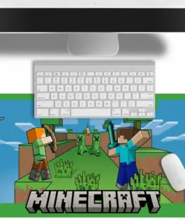 Kids Euroswan подложка за мишка 80x30cm Minecraft