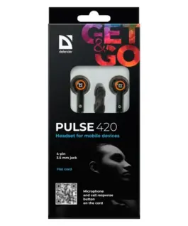 Defender WIчервен слушалки PULSE 420 черен-оранжев - Image 5