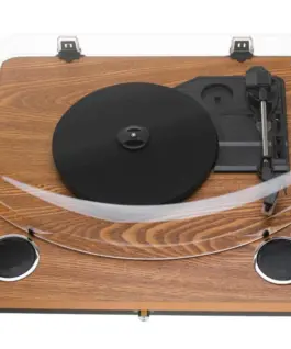 Alternative view of Adler Turntable AD1914 Wood USB Bluetooth