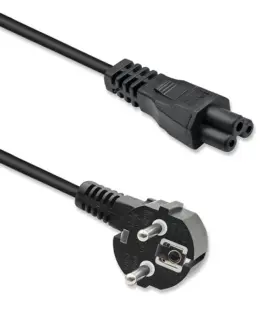 Qoltec Power кабел SCHUKO IEC C5 clover 1.5m