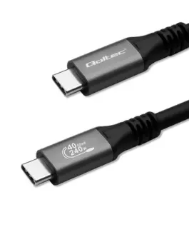 Qoltec USB4 кабел USBC 240W thunderbolt 3