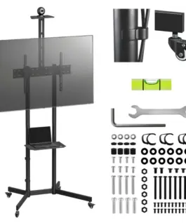 Maclean TV Stand CART Max 45 kg MC-113 B