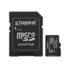 Kingston microSD памет card 256GB Canvas Select+ G3 150MB/s with адаптер