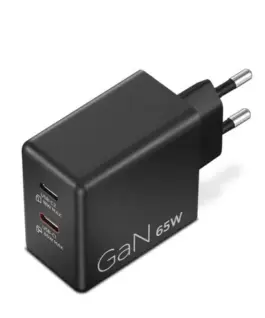 Lenovo Dual USB-C 65W GaN зарядно 40AW065BEU