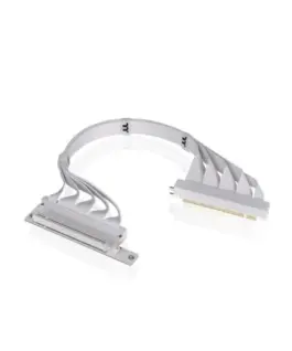 Alternative view of Thermaltake Riser PCI-E 4.0 x16 400mm Dual 90 Snow