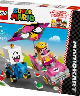 Alternative view of LEGO Bricks Super Mario 72038 Mario Kart Wario and King Boo