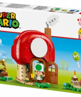 Alternative view of LEGO Bricks Super Mario 72041 Party at Toads House