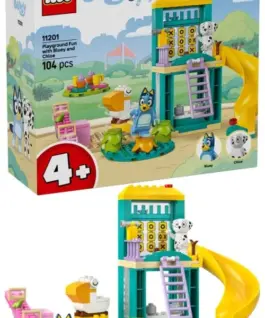 LEGO Bricks Bluey 11201 Playground Fun with син and Chloe