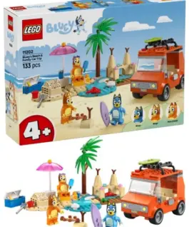 LEGO Bricks Bluey 11202 Blueys Beach & Family Car Trip