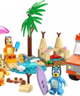 LEGO Bricks Bluey 11202 Blueys Beach & Family Car Trip