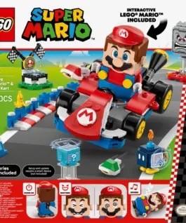 LEGO Super Mario LEGOкомплект 72043 Mario Kart – Interactive LEGO Mario Figure and Standard