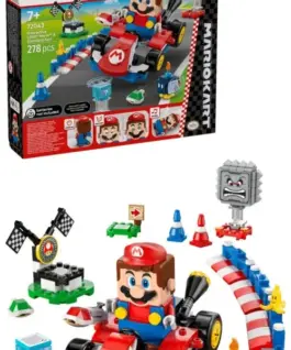 LEGO Super Mario LEGOкомплект 72043 Mario Kart – Interactive LEGO Mario Figure and Standard