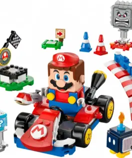 LEGO Super Mario LEGOкомплект 72043 Mario Kart – Interactive LEGO Mario Figure and Standard