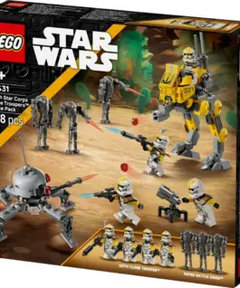 Alternative view of LEGO 327th Star Corps Clone Troopers Battle