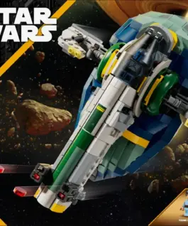 Alternative view of LEGO Star Wars 75433 Jango Fetts Starship