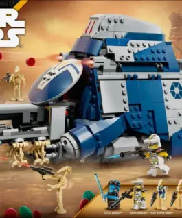Alternative view of LEGO Star Wars 75435 Separatist MTT (Multi-Troop Transport) from the Battle of Felucia