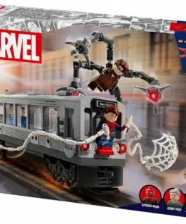 LEGO Spider-Man vs. Doc Ock Subway Train Scene