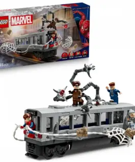 LEGO Spider-Man vs. Doc Ock Subway Train Scene