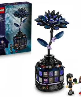 LEGO Wednesday черен Dahlia Flower