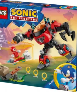 LEGO Knuckles vs. Dr. Eggman Egg Crusher Mech