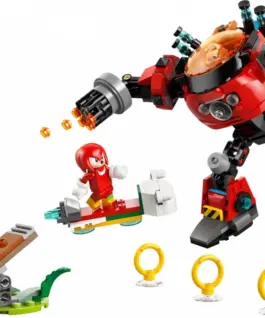 LEGO Knuckles vs. Dr. Eggman Egg Crusher Mech