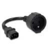 Qoltec адаптер IEC 320 C14 / FRENCH