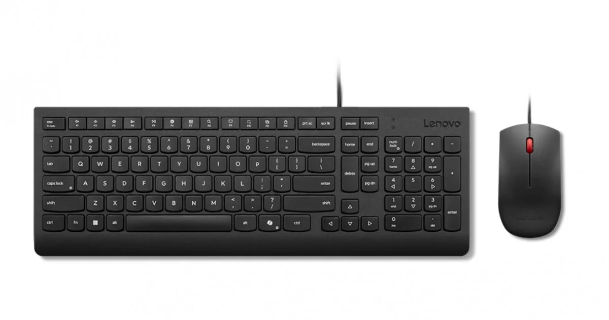 Lenovo Essential Wiчервен Combo клавиатура and мишка 4X31R64439