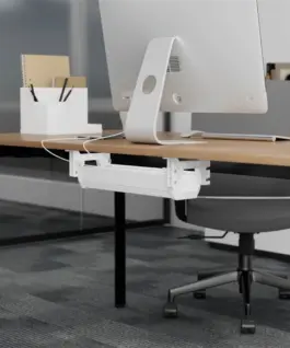 Alternative view of Maclean Under-desk кабел organizer, MC-106W