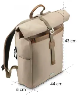 Alternative view of Hama раница for Лаптоп 16.2 inches silvan бежов