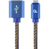 Gembird кабел USB 8 pin premium jeans 1 m